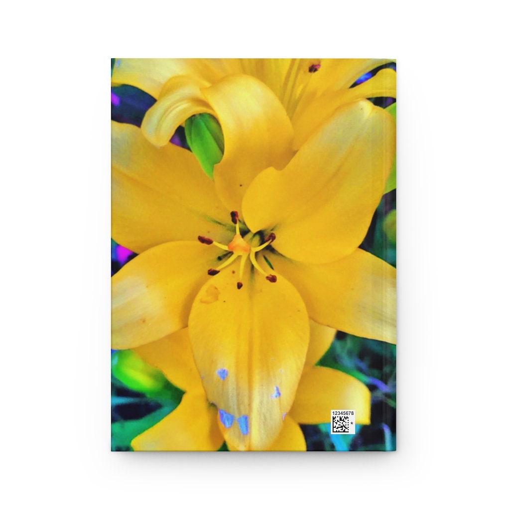 Yellow Lily Hardcover Journal