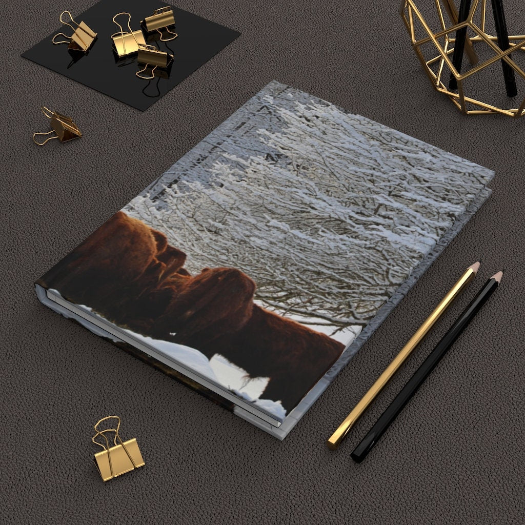 Winter Herd Hardcover Journal