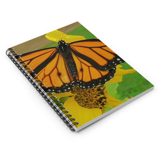 Monarch Butterfly Polo Spiral Notebook - Ruled Line