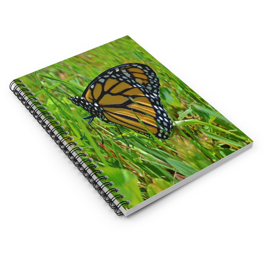 Monarch Butterfly Sofia Spiral Notebook - Ruled Line