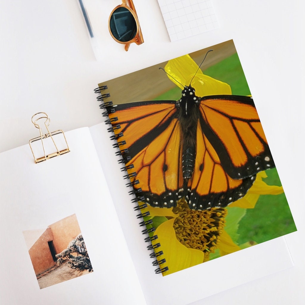 Monarch Butterfly Polo Spiral Notebook - Ruled Line