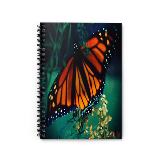 Monarch Butterfly Stefano3 Spiral Notebook - Ruled Line