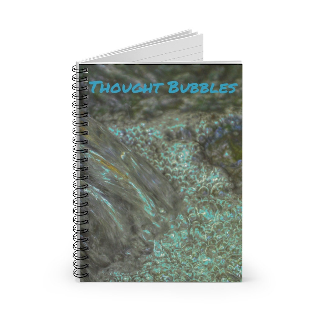 Thought Bubbles Spiral Notebook - Ruled Line