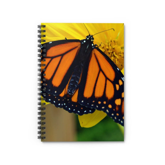 Monarch Butterfly Vincenzo Spiral Notebook - Ruled Line