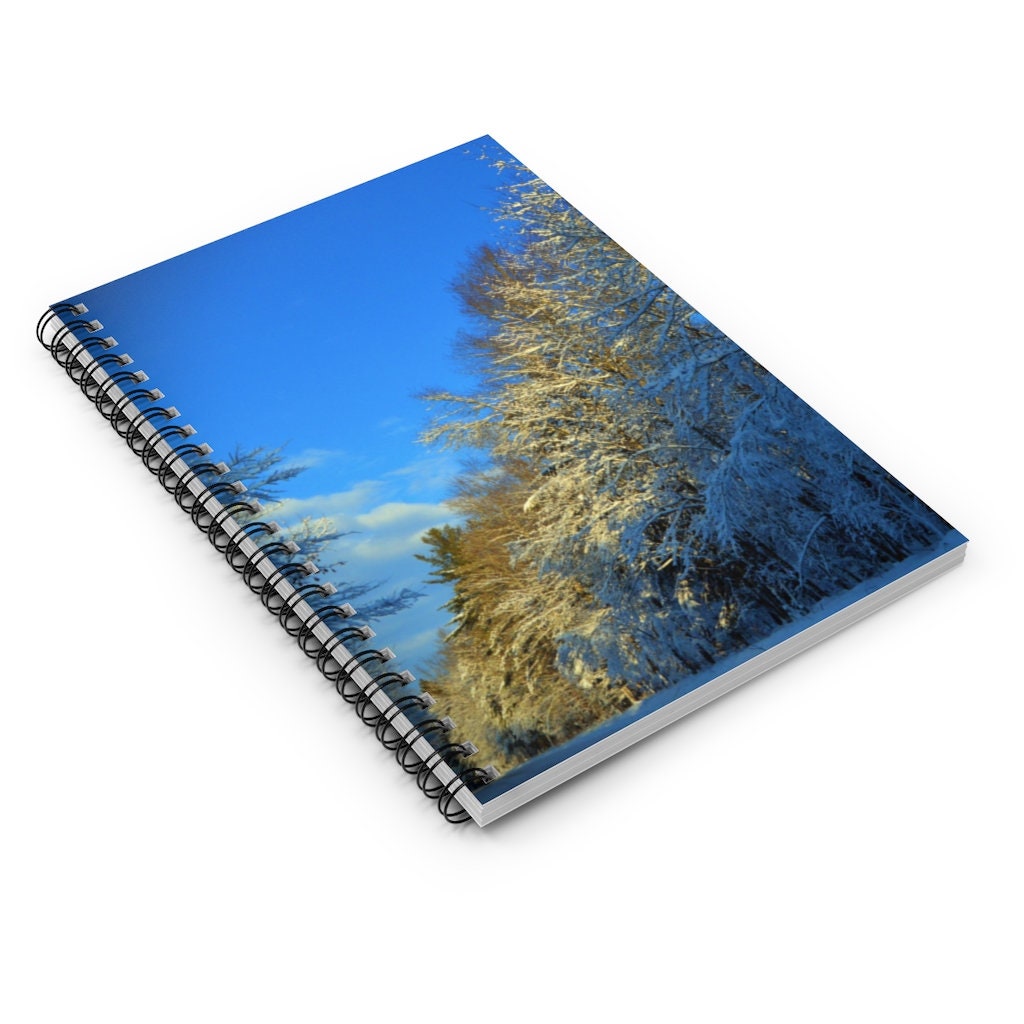 Winter Wonderland Spiral Notebook - Ruled Line