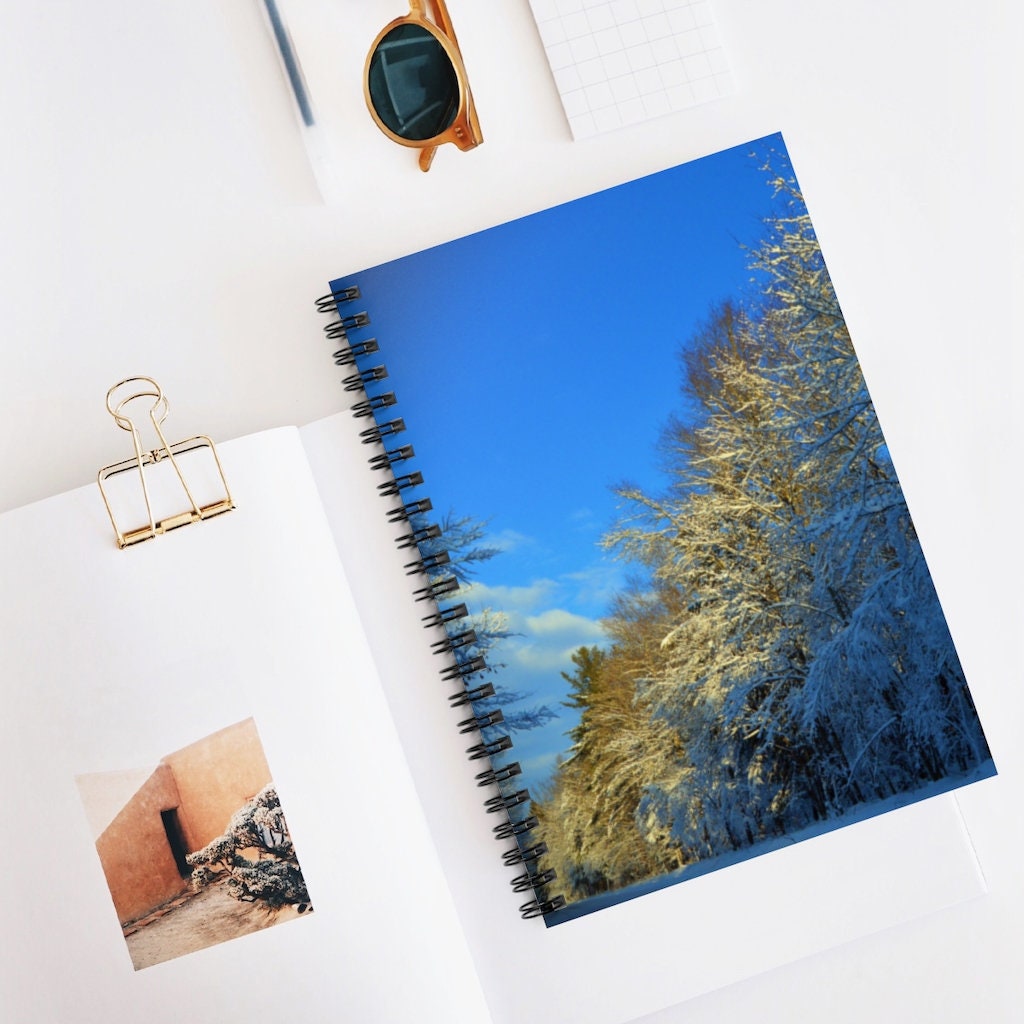 Winter Wonderland Spiral Notebook - Ruled Line