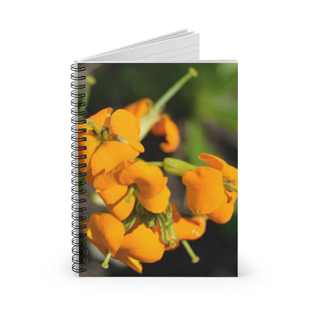 Wallflower Spiral Notebook - Ruled Line