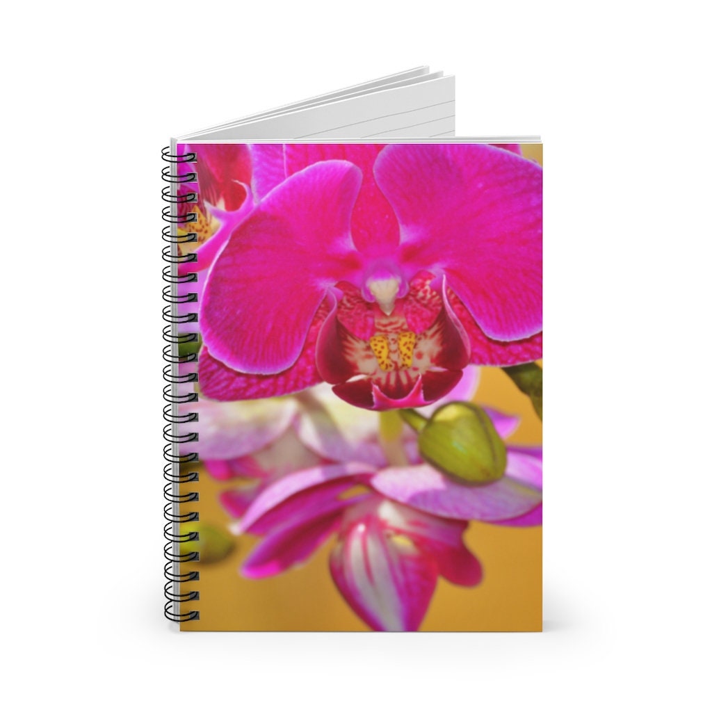 Orchid2 Spiral Notebook - Ruled Line