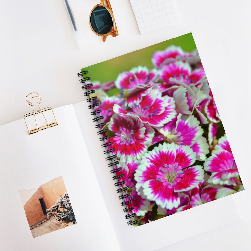 Dianthus Spiral Notebook - Ruled Line