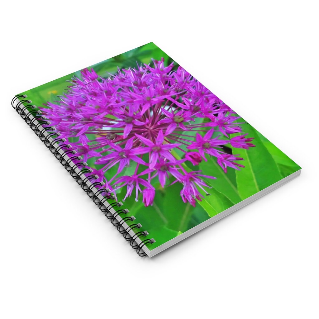 Allium Spiral Notebook - Ruled Line