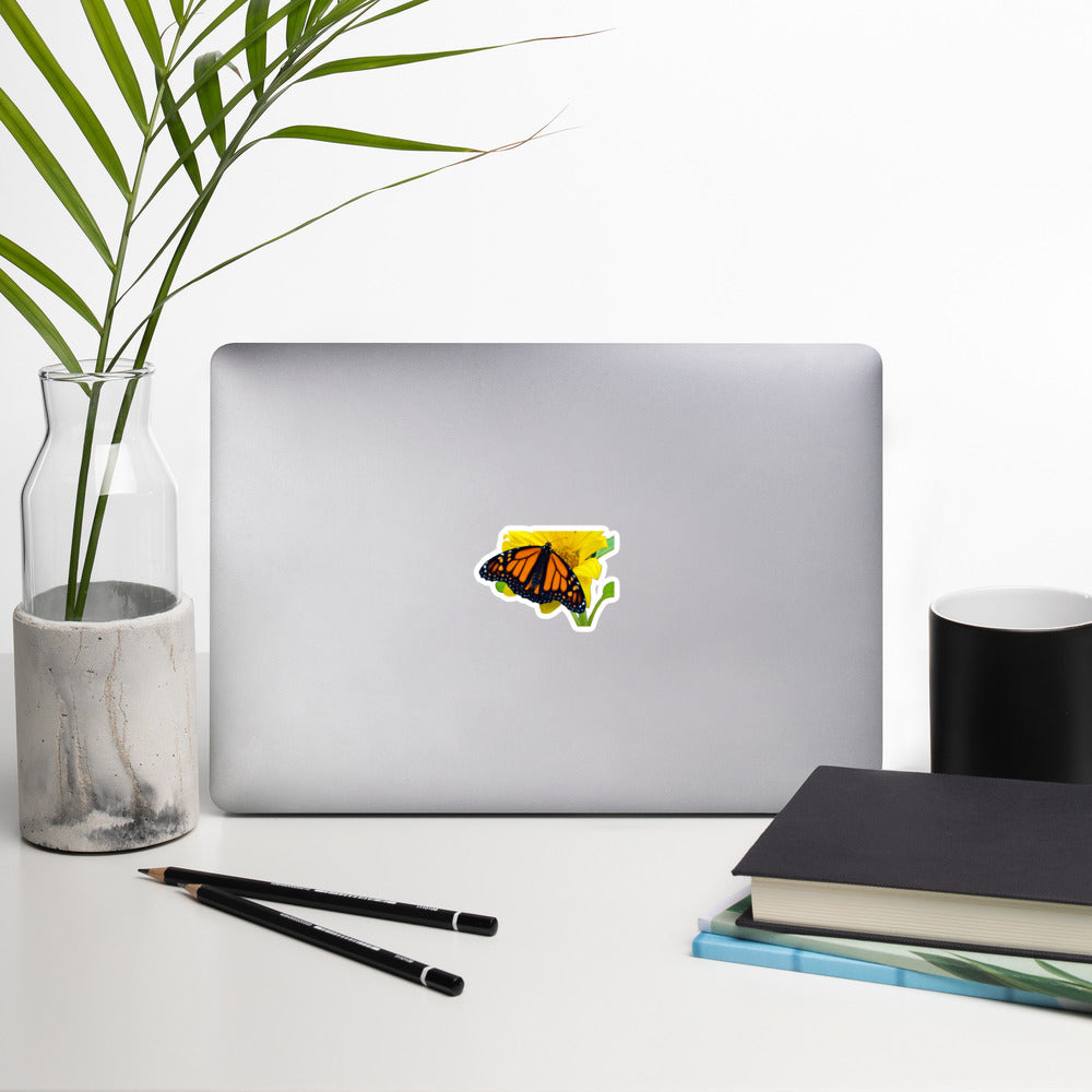 Vincenzo the Monarch Butterfly Bubble-free stickers