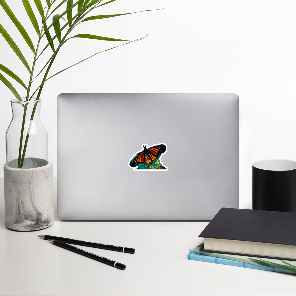 Stefano the Monarch Butterfly 3.0 Bubble-free stickers