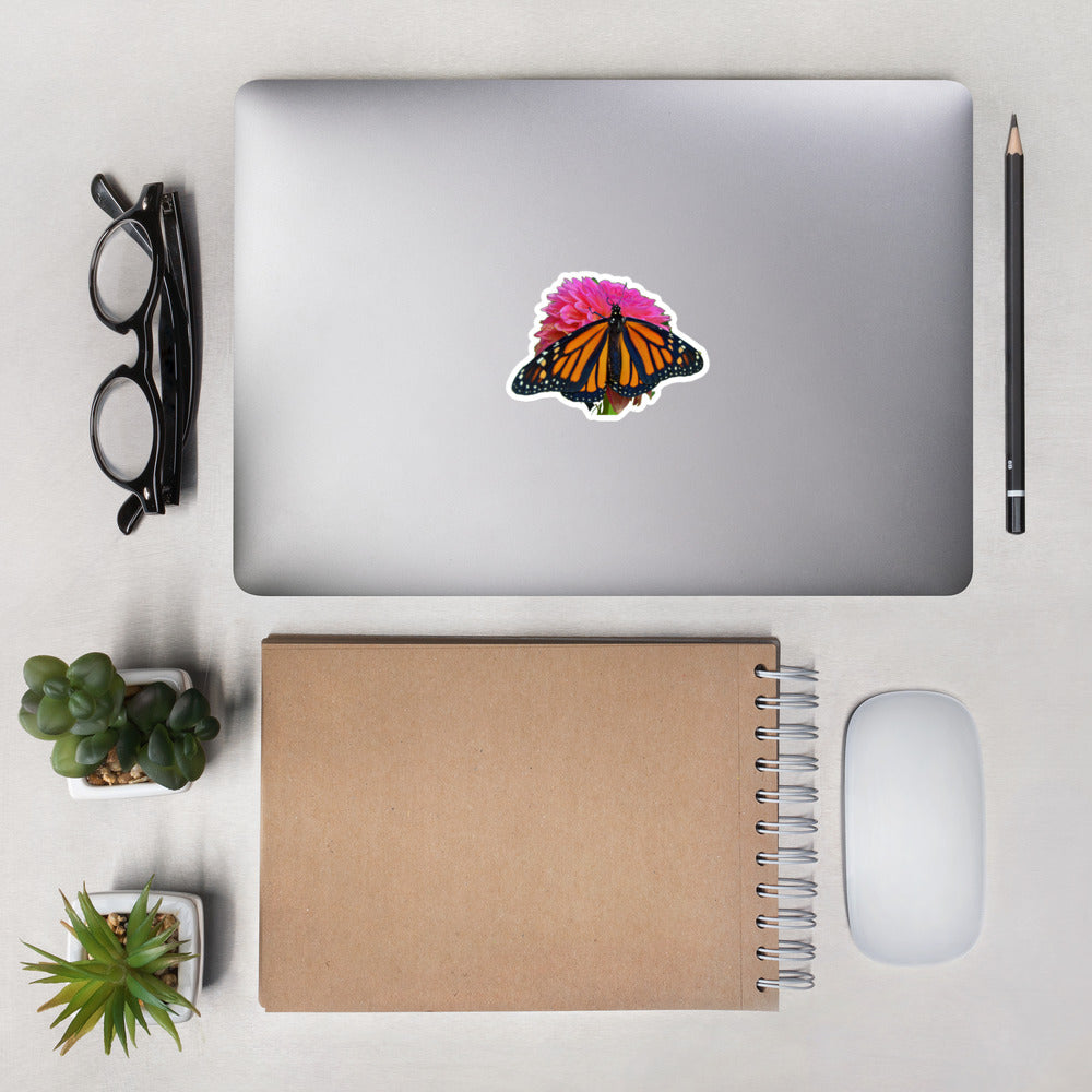 Bianca the Monarch Butterfly Bubble-free stickers