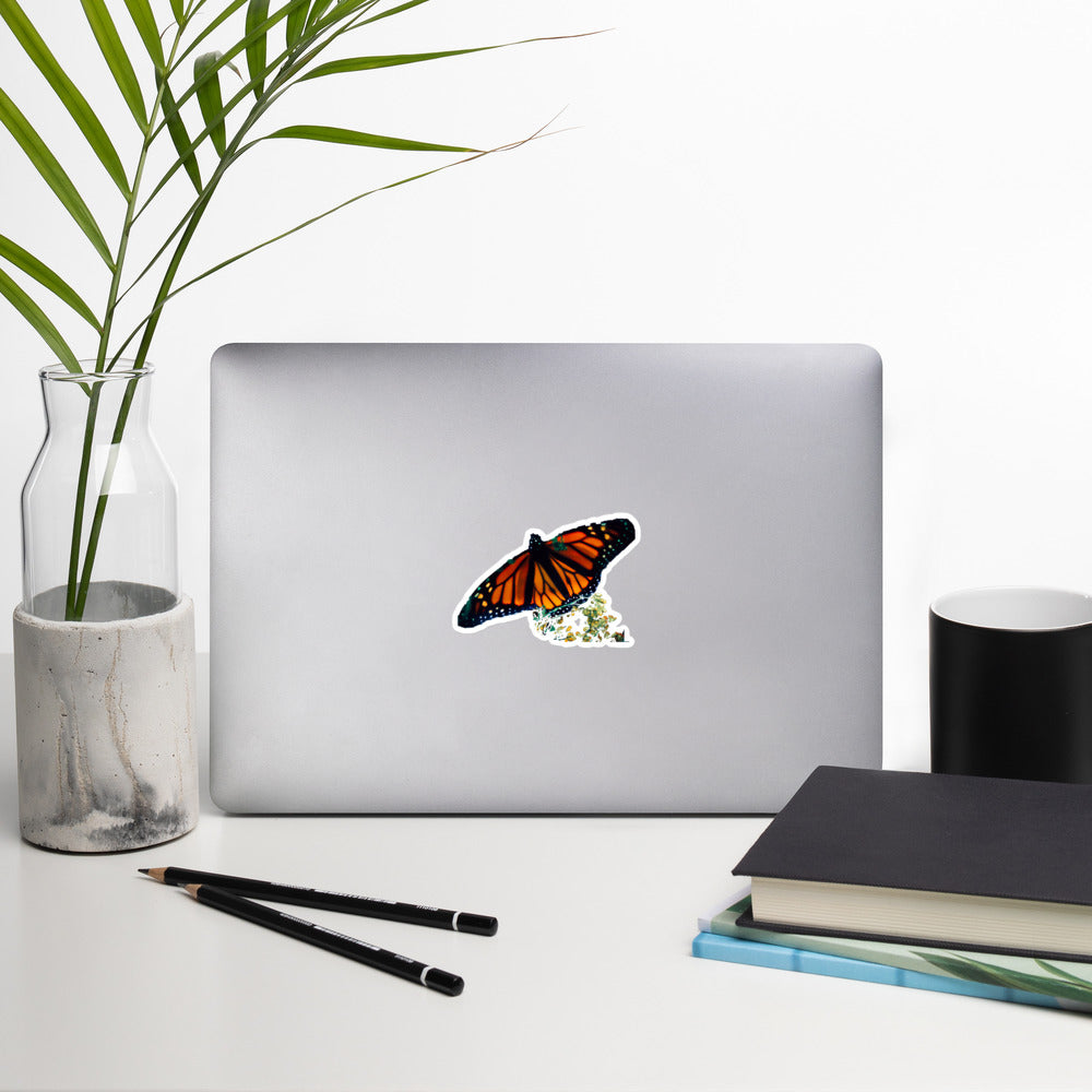 Stefano the Monarch Butterfly Bubble-free stickers