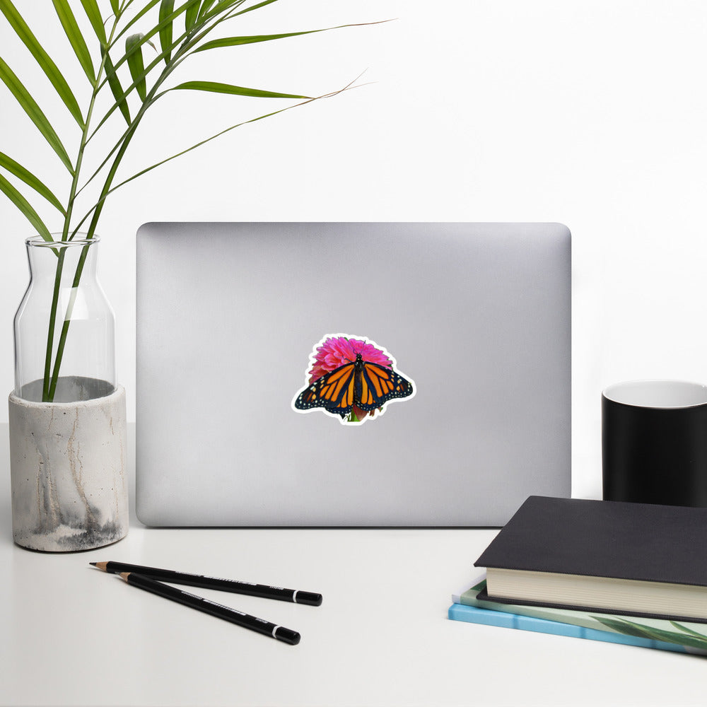 Bianca the Monarch Butterfly Bubble-free stickers