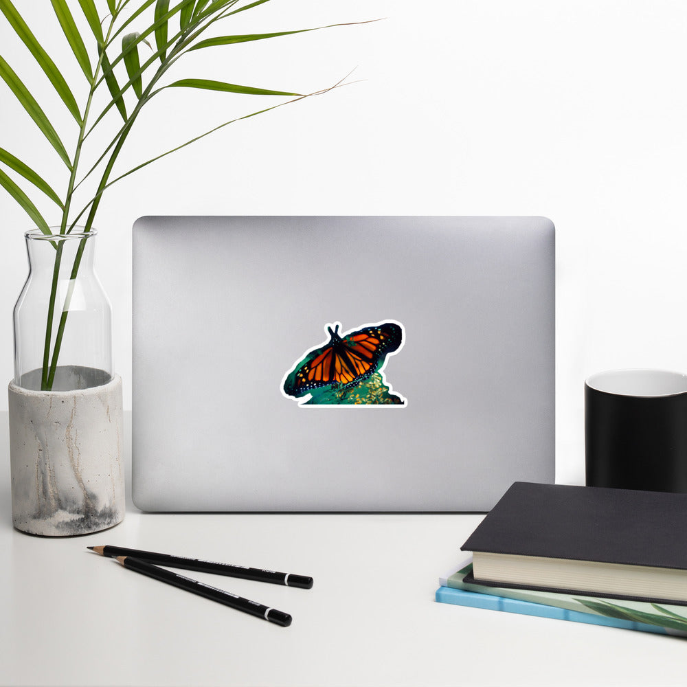 Stefano the Monarch Butterfly 3.0 Bubble-free stickers