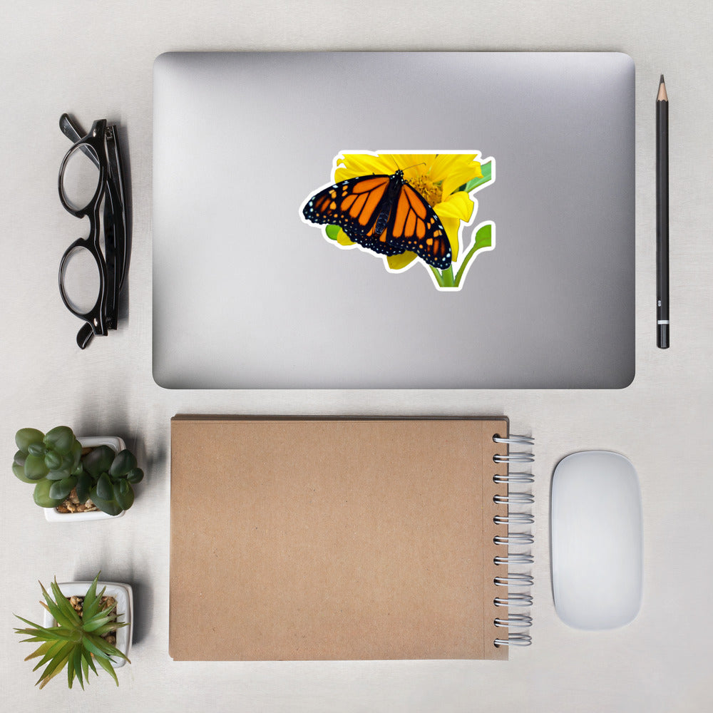 Vincenzo the Monarch Butterfly Bubble-free stickers