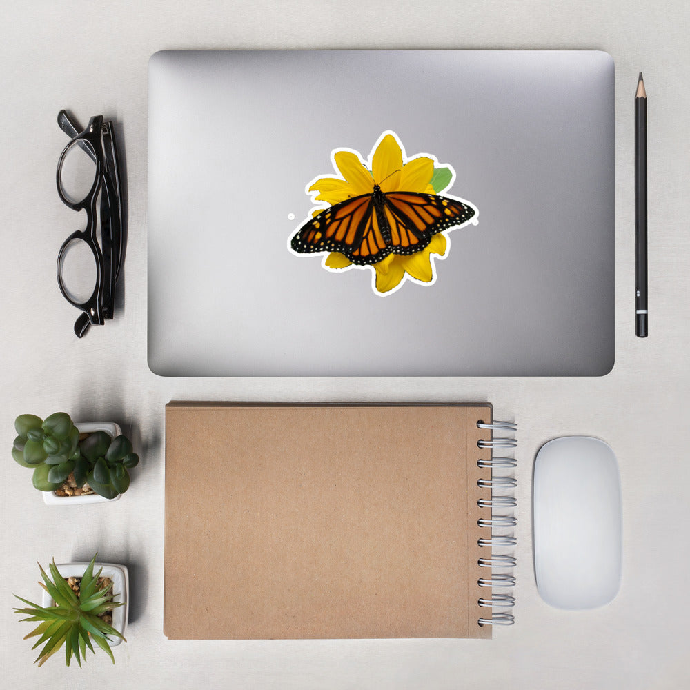 Olivia the Monarch Butterfly Bubble-free stickers