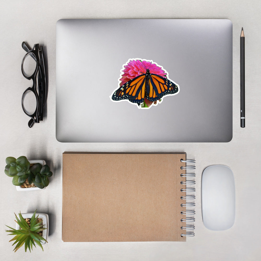 Bianca the Monarch Butterfly Bubble-free stickers