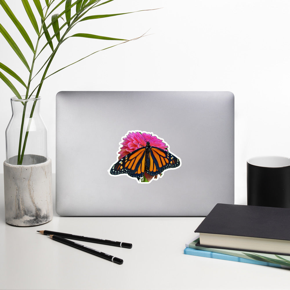 Bianca the Monarch Butterfly Bubble-free stickers