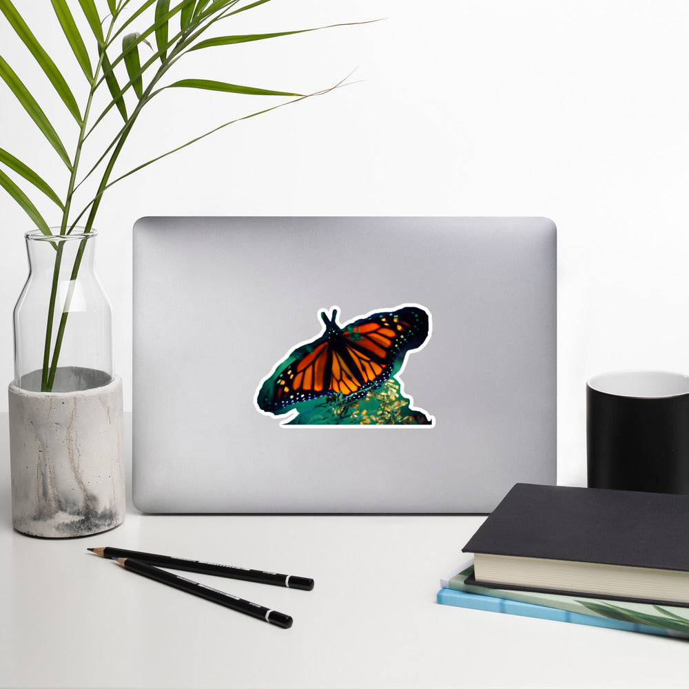 Stefano the Monarch Butterfly 3.0 Bubble-free stickers