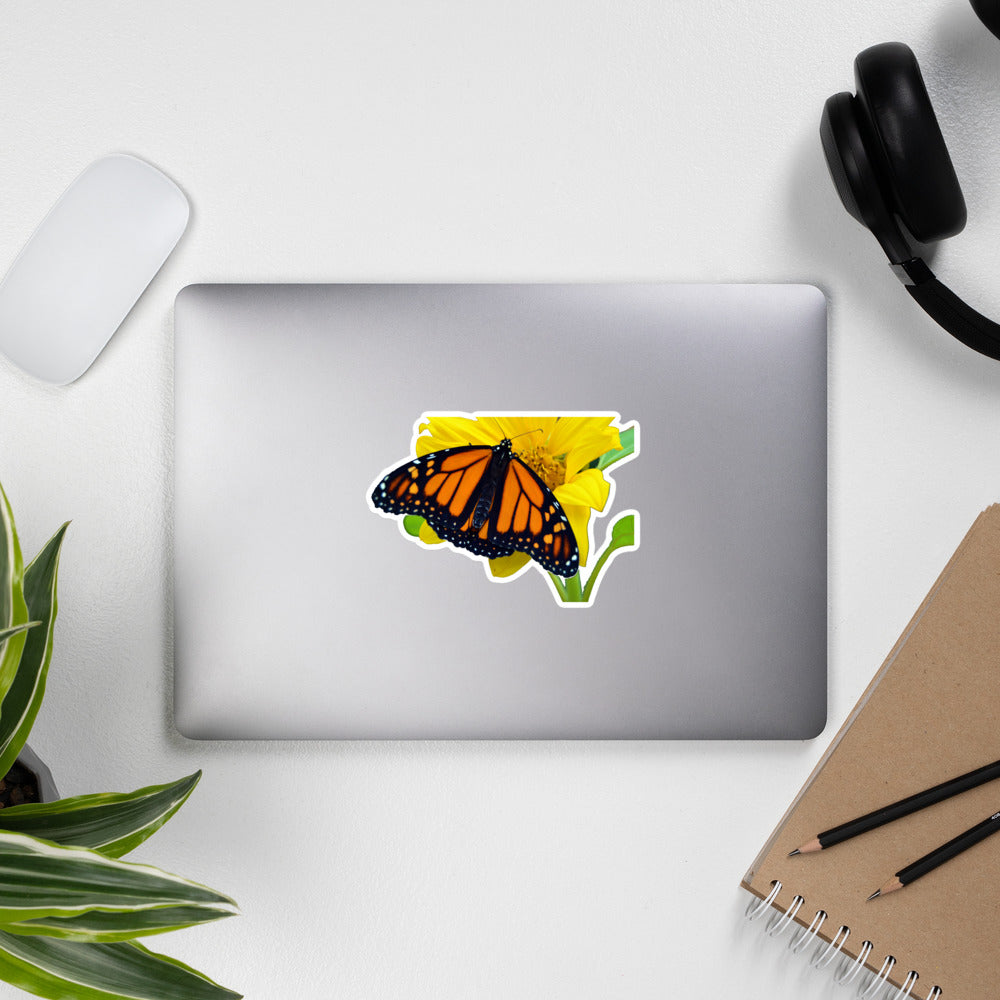 Vincenzo the Monarch Butterfly Bubble-free stickers