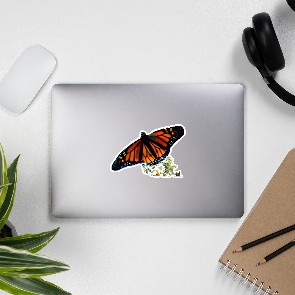 Stefano the Monarch Butterfly Bubble-free stickers