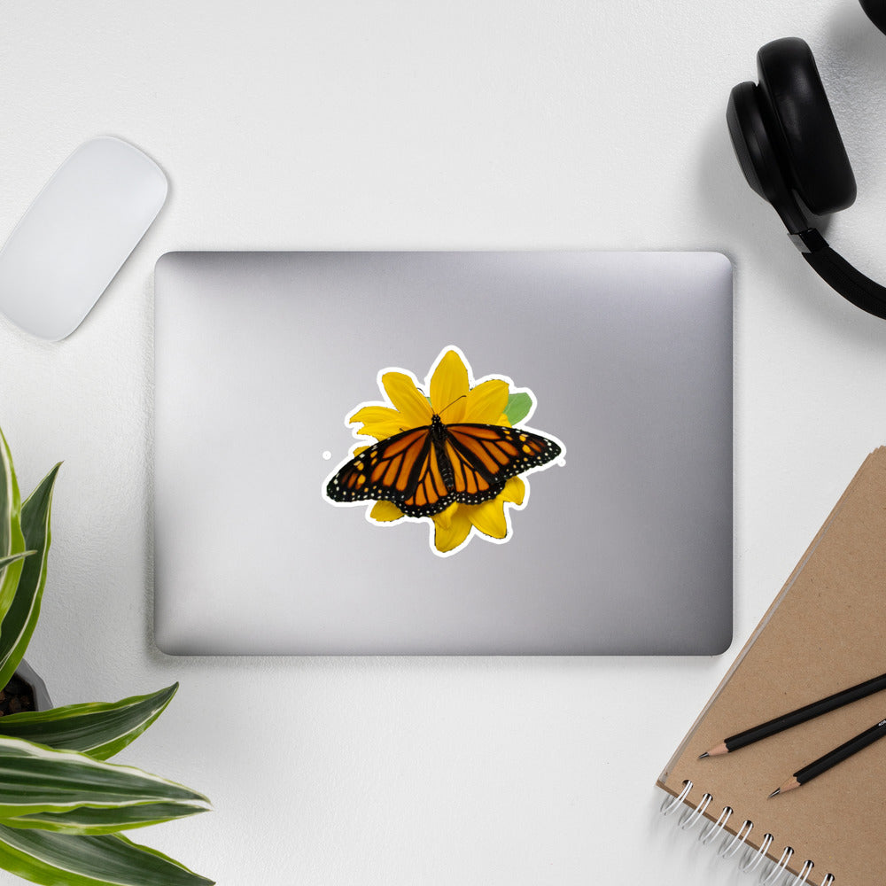 Olivia the Monarch Butterfly Bubble-free stickers