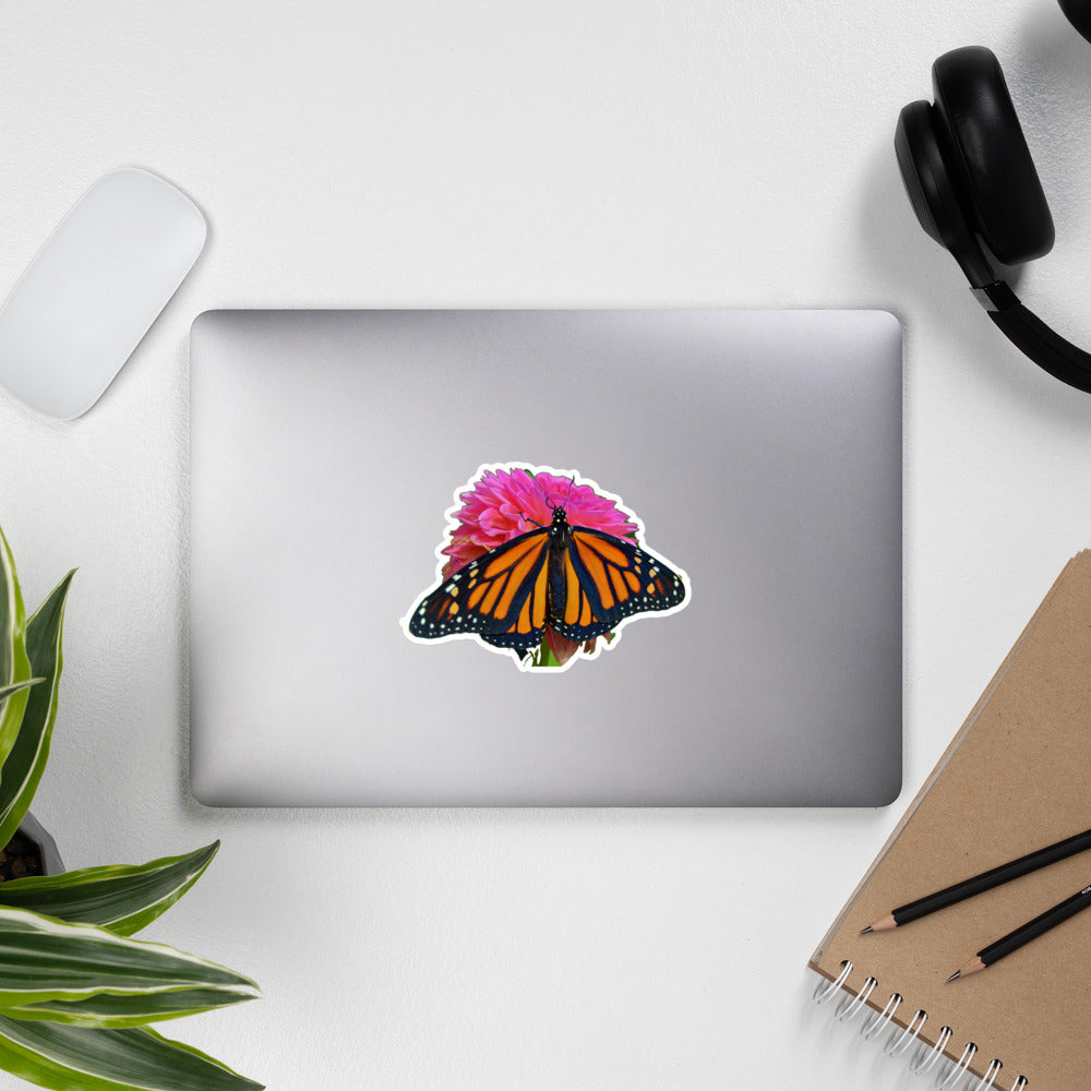 Bianca the Monarch Butterfly Bubble-free stickers