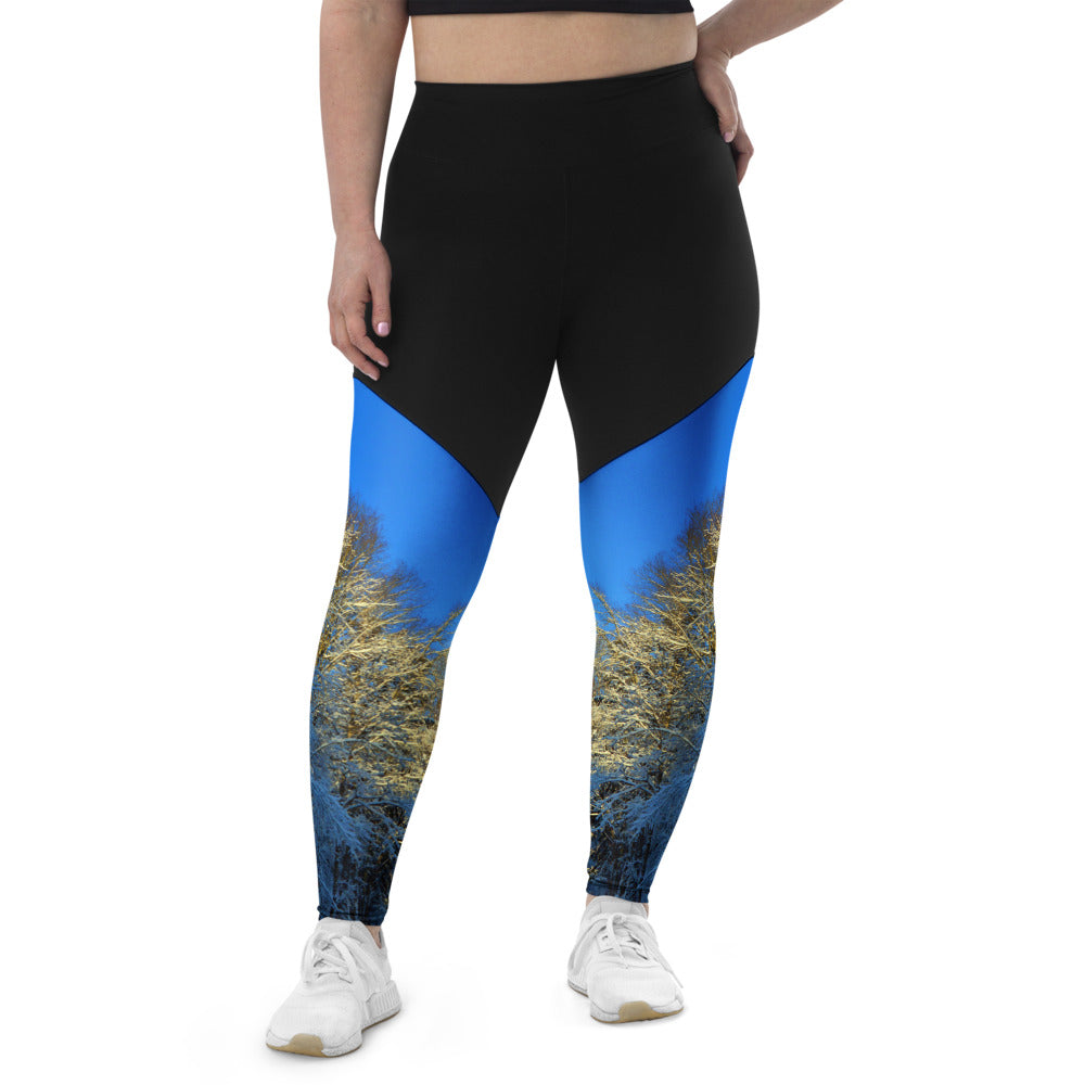 Winter Wonderland Sports Leggings