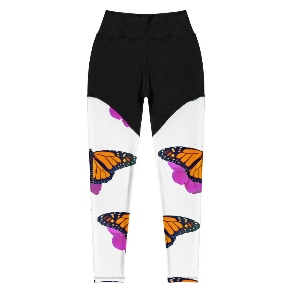 Marco the Monarch Butterfly Sports Leggings