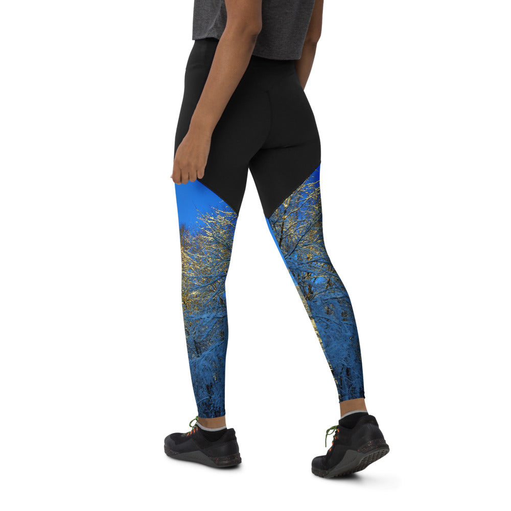 Winter Wonderland Sports Leggings