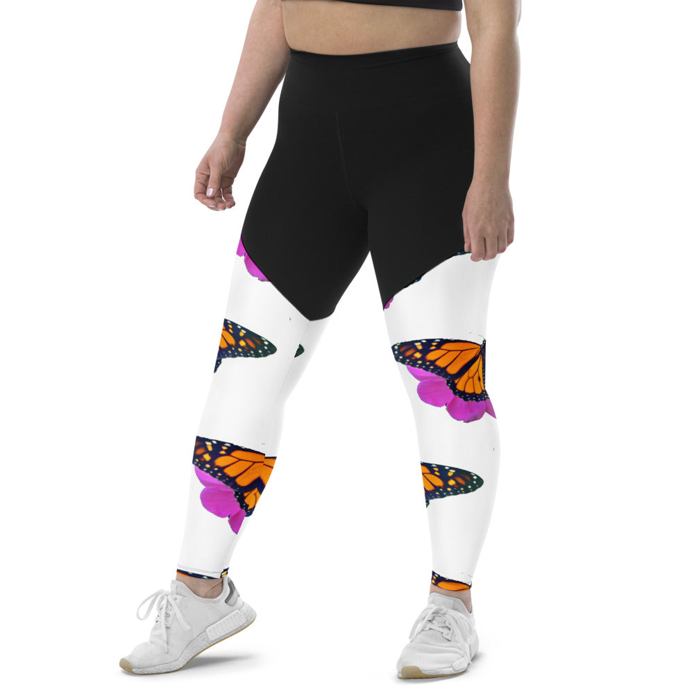 Marco the Monarch Butterfly Sports Leggings